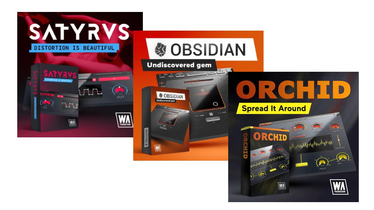 WA Production 3 Plugins Bundle (Orchid, Satirus, Obsidian)